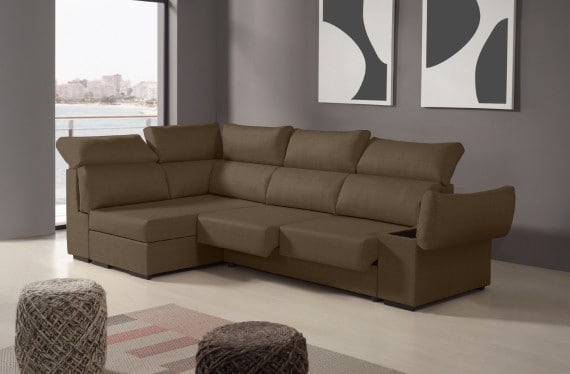 Sofá de tela Mérida XL de HOME - principal