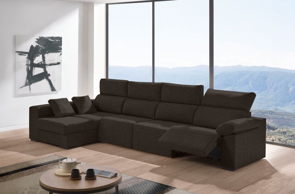 Sofá relax chaise longue de tela Cuzco Plus de HOME - principal