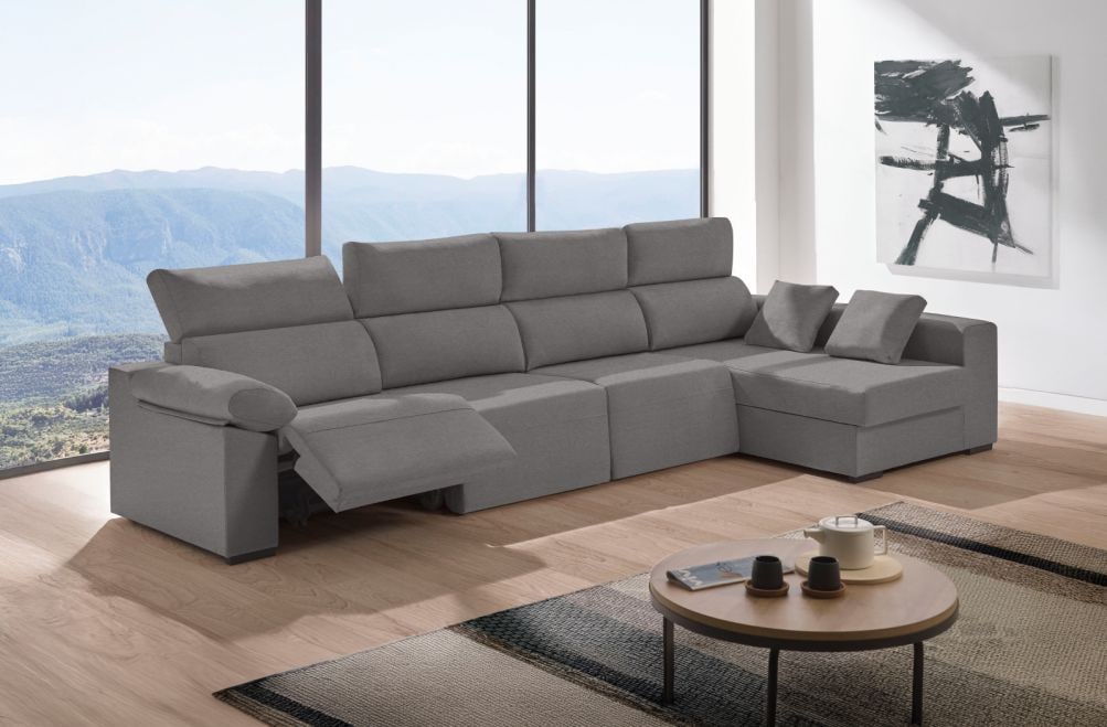 Sofá relax chaise longue de tela Cuzco Plus de HOME - principal
