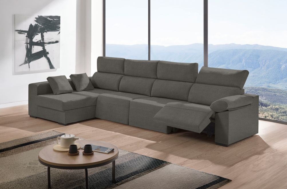 Sofá relax chaise longue de tela Cuzco Plus de HOME - principal