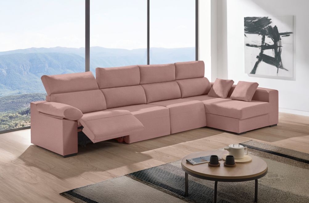 Sofá relax chaise longue de tela Cuzco Plus de HOME - principal