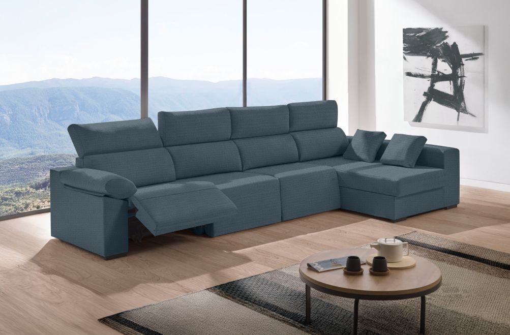 Sofá relax chaise longue de tela Cuzco Plus de HOME - principal