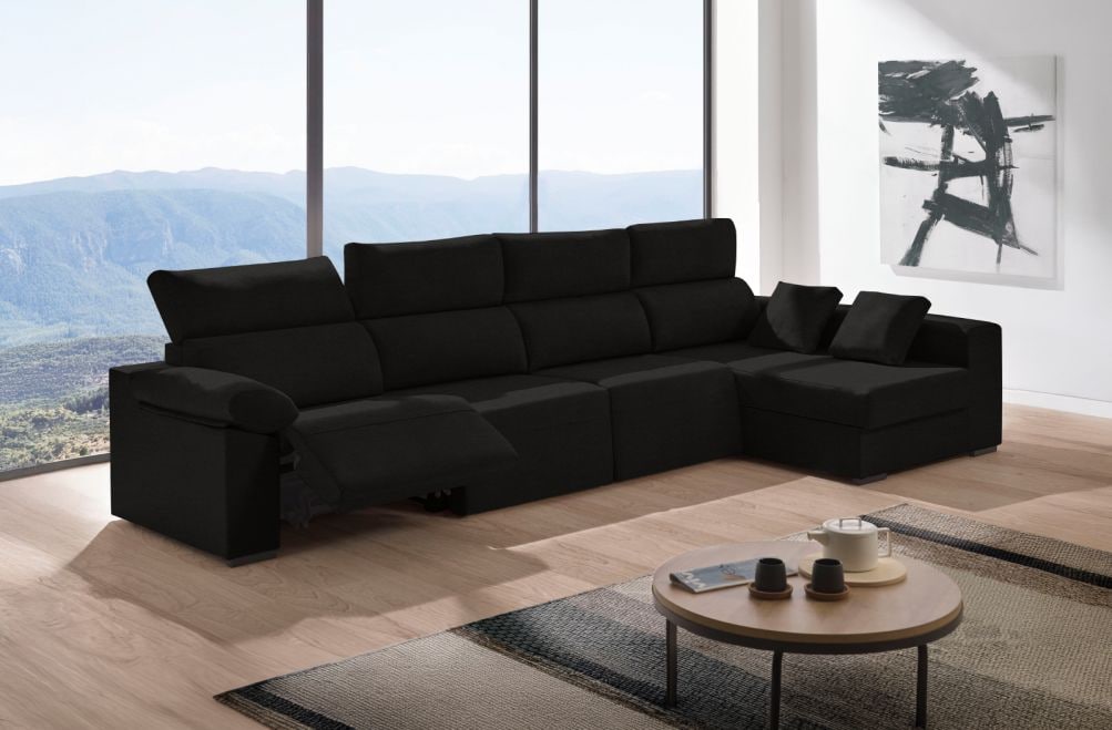 Sofá relax chaise longue de tela Cuzco Plus de HOME - principal