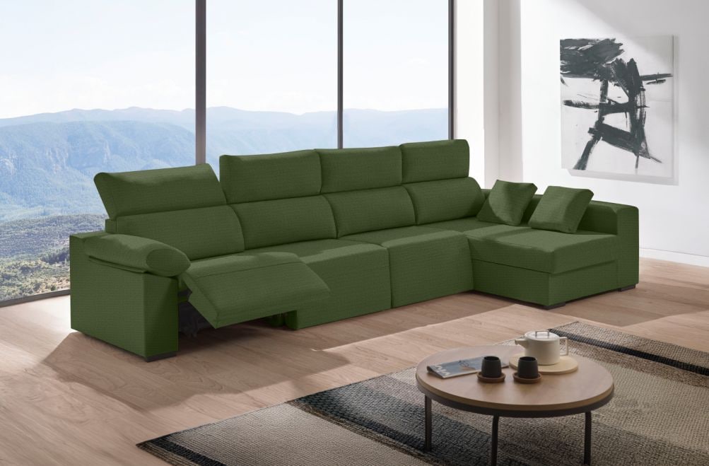 Sofá relax chaise longue de tela Cuzco Plus de HOME - principal