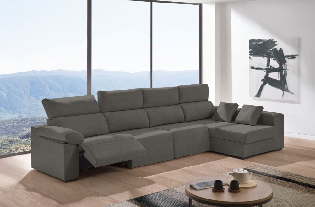 Sofá relax chaise longue de tela Cuzco Plus de HOME - principal