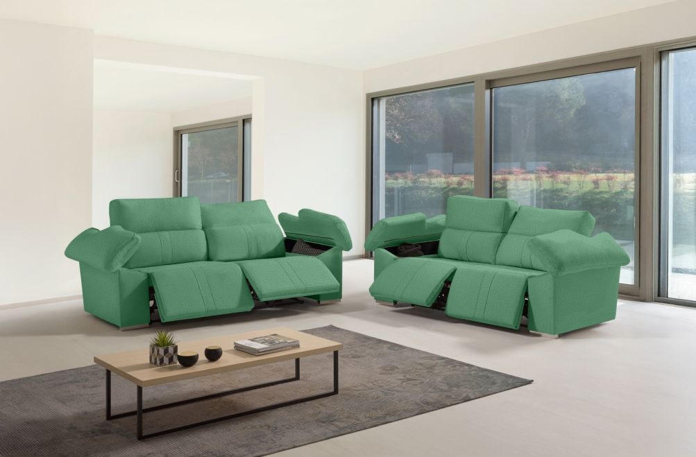 Sofá relax de tela Coleman de HOME - principal