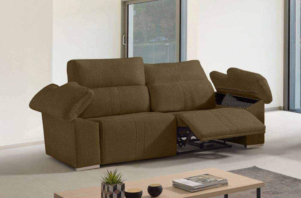 Sofá relax de tela Coleman de HOME - principal