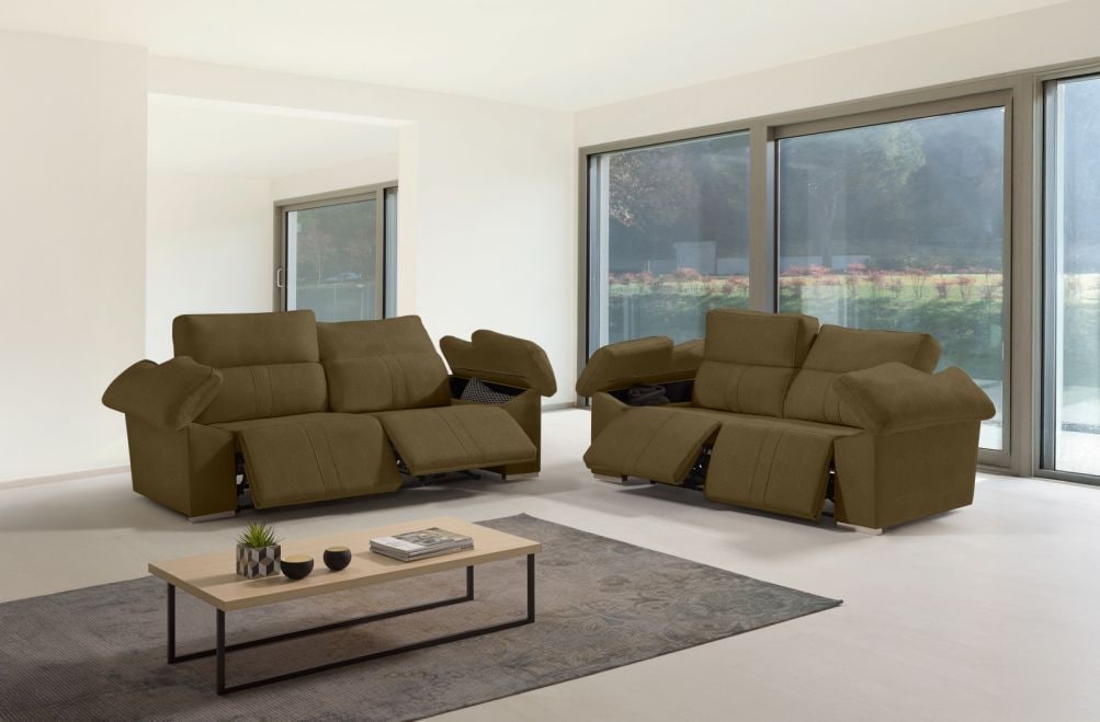 Sofá relax de tela Coleman de HOME - principal