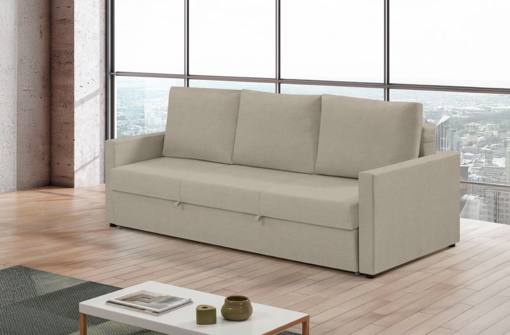 Sofá cama de tela Canal de HOME - principal