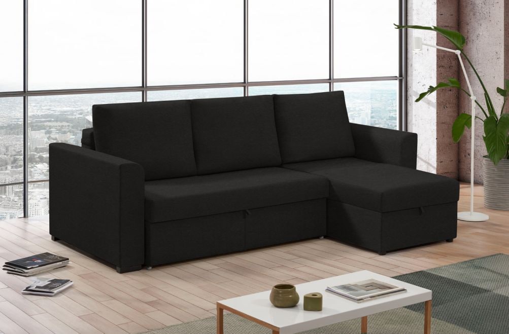 Sofá cama de tela Canal de HOME - principal