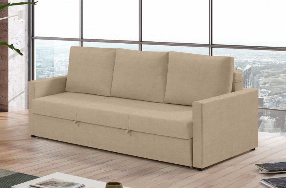 Sofá cama de tela Canal de HOME - principal