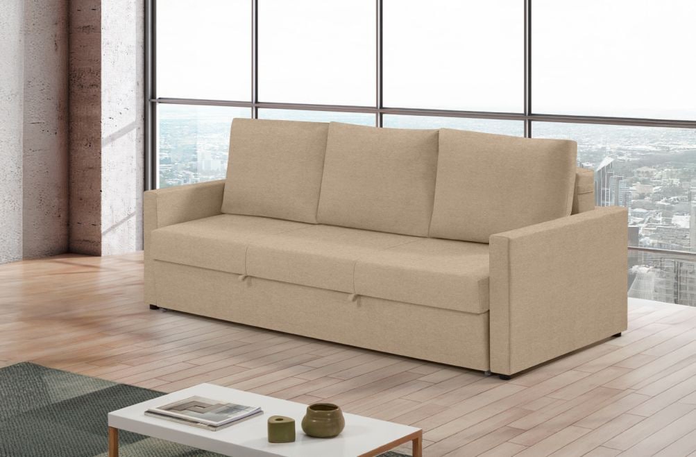 Sofá cama de tela Canal de HOME - principal
