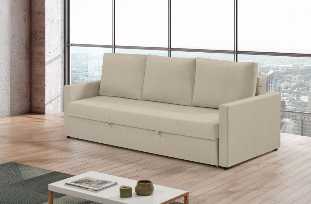 Sofá cama de tela Canal de HOME - principal