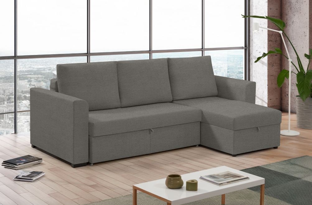 Sofá cama de tela Canal de HOME - principal