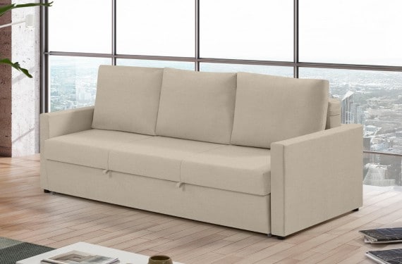 Sofá cama de tela Canal de HOME - principal