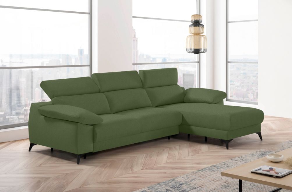 Sofá cama de apertura italiana de tela Zaira de StyleKomfort - principal