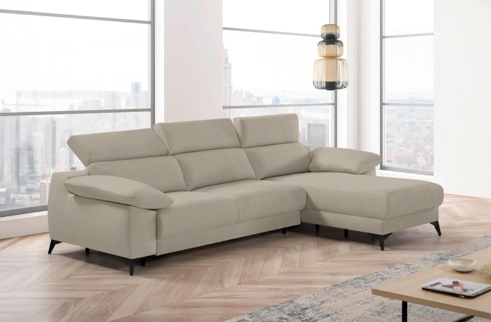 Sofá cama de apertura italiana de tela Zaira de StyleKomfort - principal