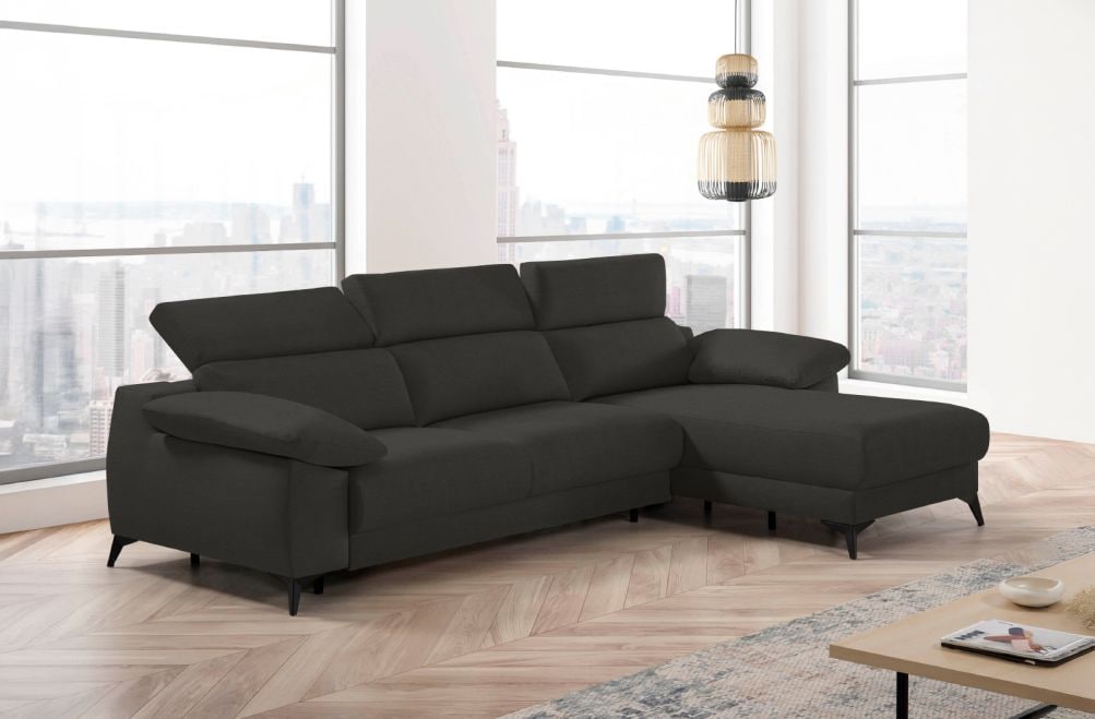 Sofá cama de apertura italiana de tela Zaira de StyleKomfort - principal