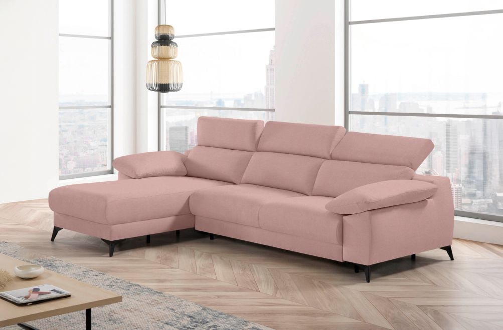 Sofá cama de apertura italiana de tela Zaira de StyleKomfort - principal