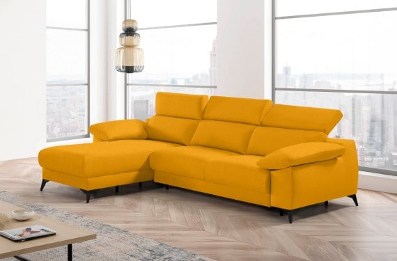 Sofá cama de apertura italiana de tela Zaira de StyleKomfort - principal