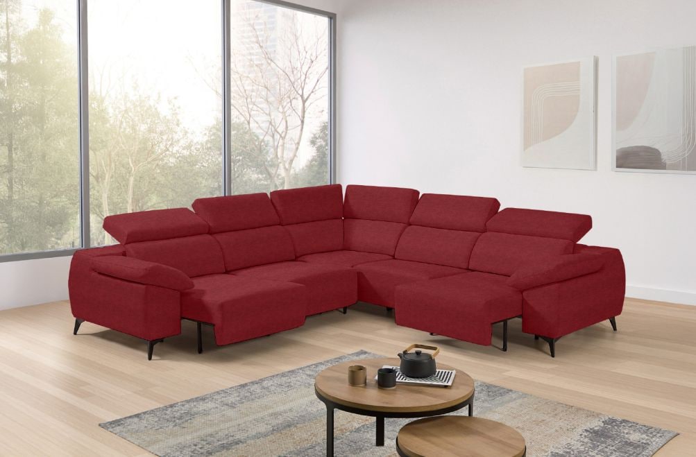 Sofá rinconera de tela Loren XL de StyleKomfort - principal