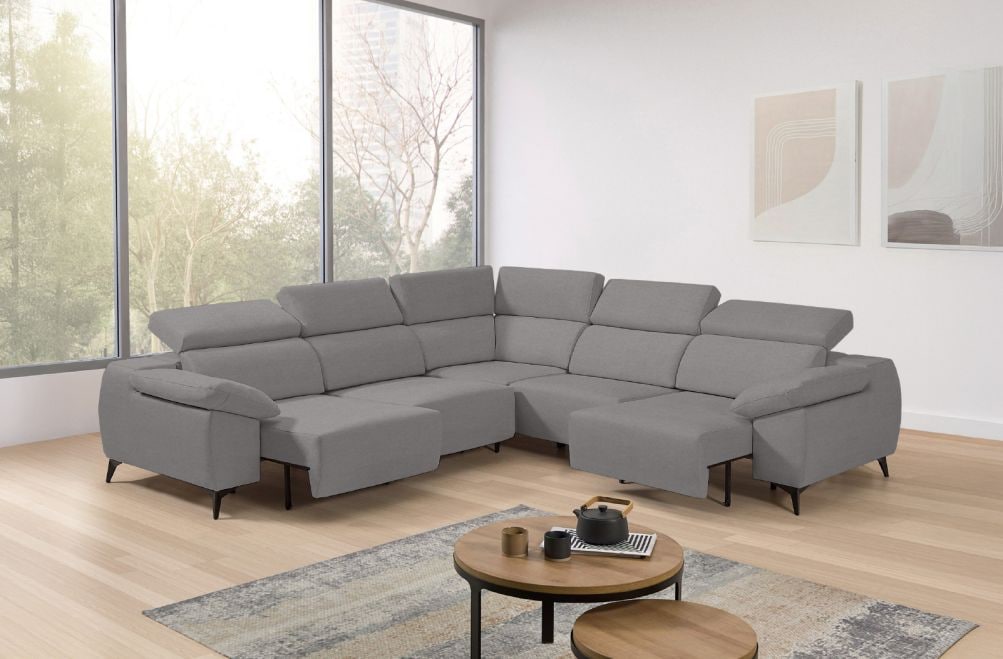 Sofá rinconera de tela Loren XL de StyleKomfort - principal