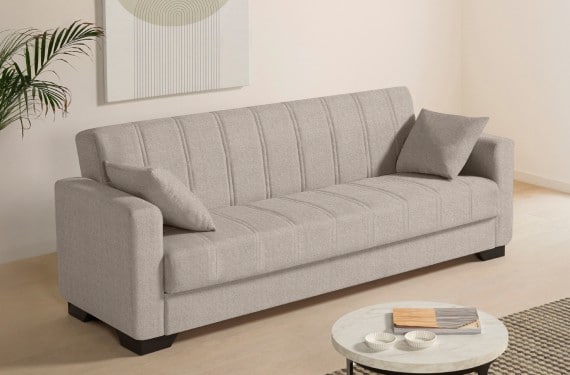 Sofá cama de tela Enzo de HOME - principal