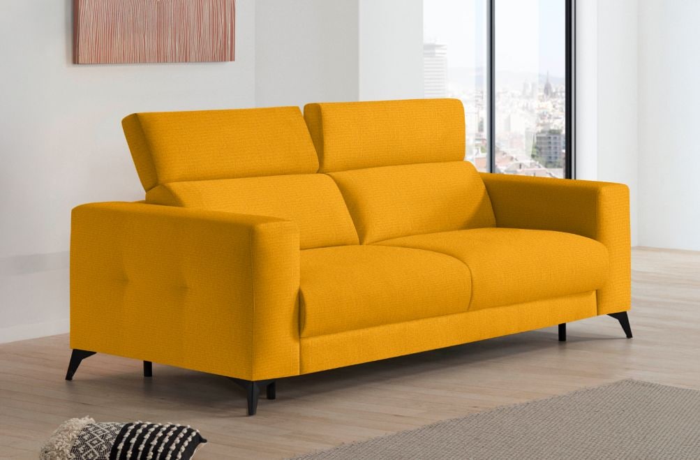 Sofá cama de apertura italiana de tela Zulema de StyleKomfort - principal