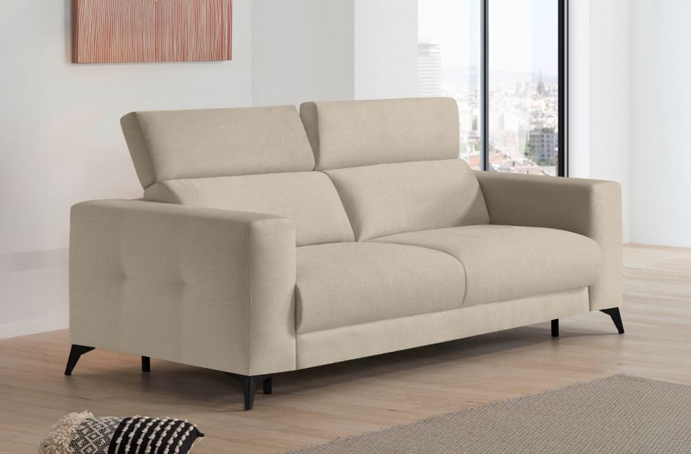 Sofá cama de apertura italiana de tela Zulema de StyleKomfort - principal