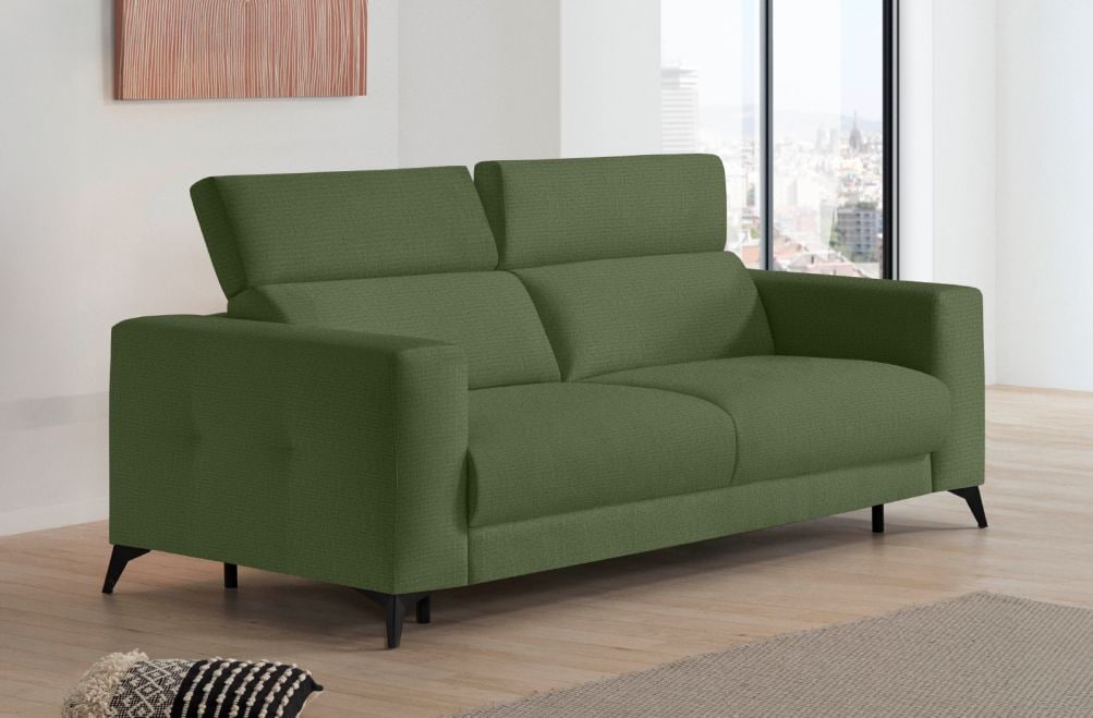 Sofá cama de apertura italiana de tela Zulema de StyleKomfort - principal