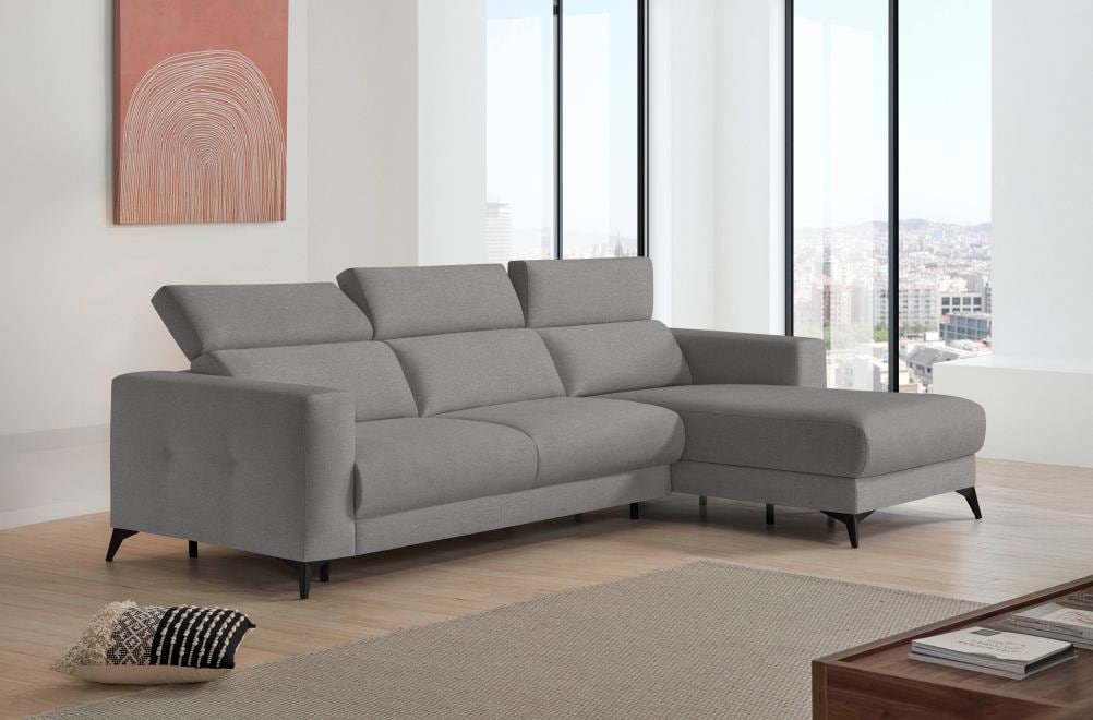 Sofá cama de apertura italiana de tela Zulema de StyleKomfort - principal