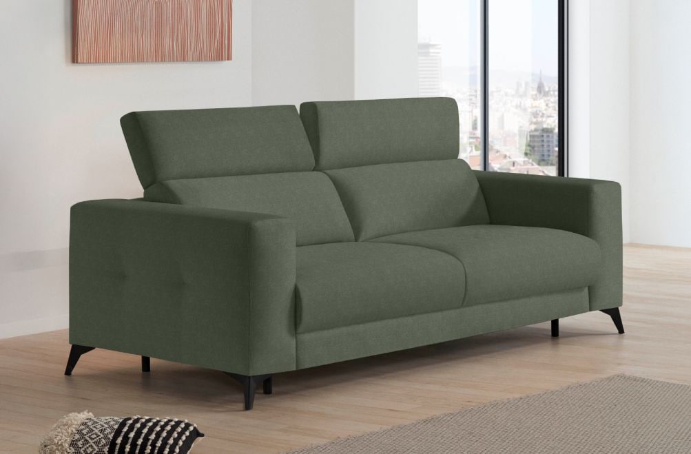 Sofá cama de apertura italiana de tela Zulema de StyleKomfort - principal