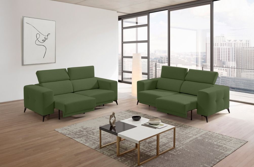 Sofá de tela Agnes de StyleKomfort - principal