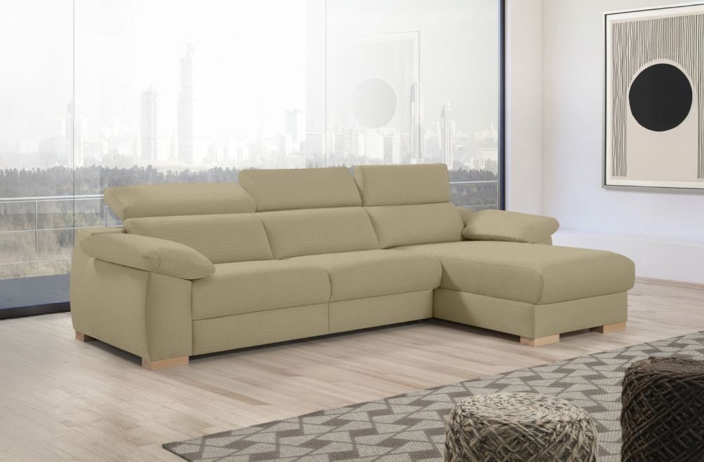 Sofá cama de apertura italiana de tela Triana de StyleKomfort - principal