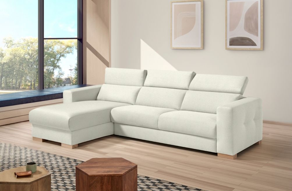 Sofá cama de apertura italiana de tela Tadeo de StyleKomfort - principal