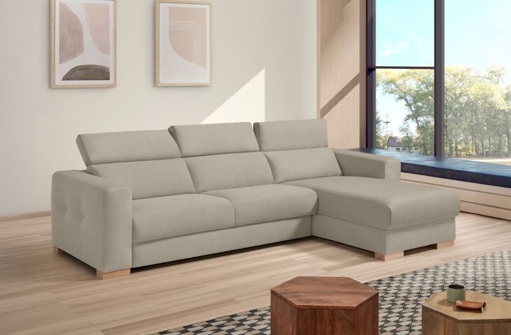 Sofá cama de apertura italiana de tela Tadeo de StyleKomfort - principal