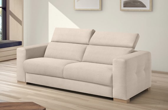 Sofá cama de apertura italiana de tela Tadeo de StyleKomfort - principal