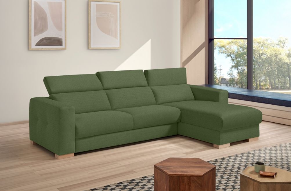 Sofá cama de apertura italiana de tela Tadeo de StyleKomfort - principal