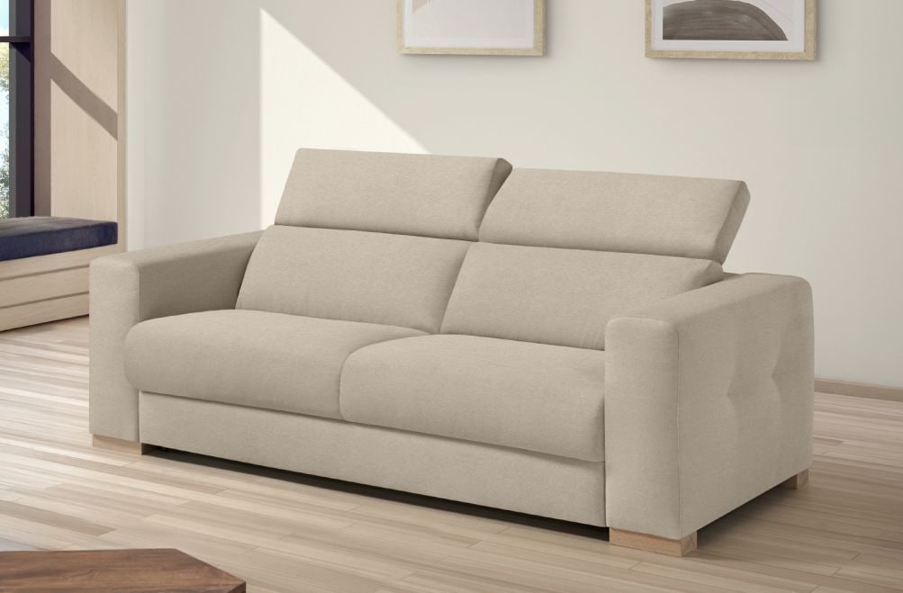 Sofá cama de apertura italiana de tela Tadeo de StyleKomfort - principal