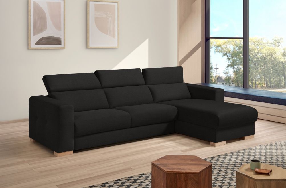 Sofá cama de apertura italiana de tela Tadeo de StyleKomfort - principal