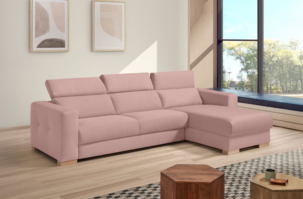 Sofá cama de apertura italiana de tela Tadeo de StyleKomfort - principal