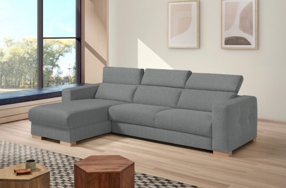 Sofá cama de apertura italiana de tela Tadeo de StyleKomfort - principal