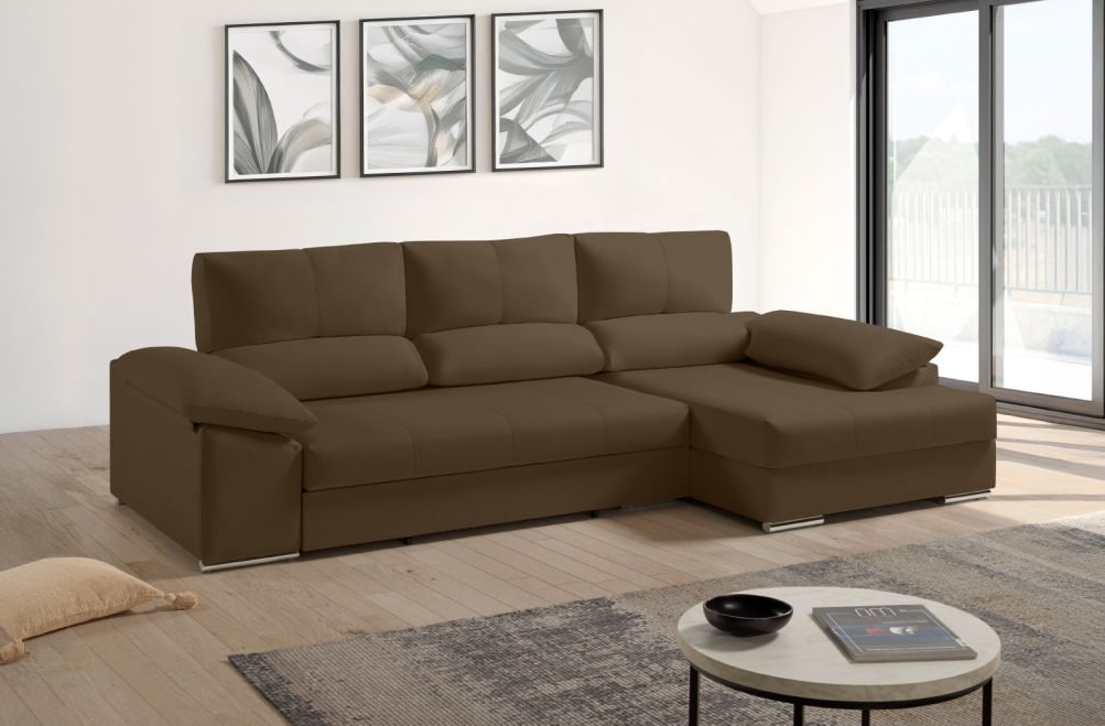 Sofá cama de tela Denis de HOME - principal