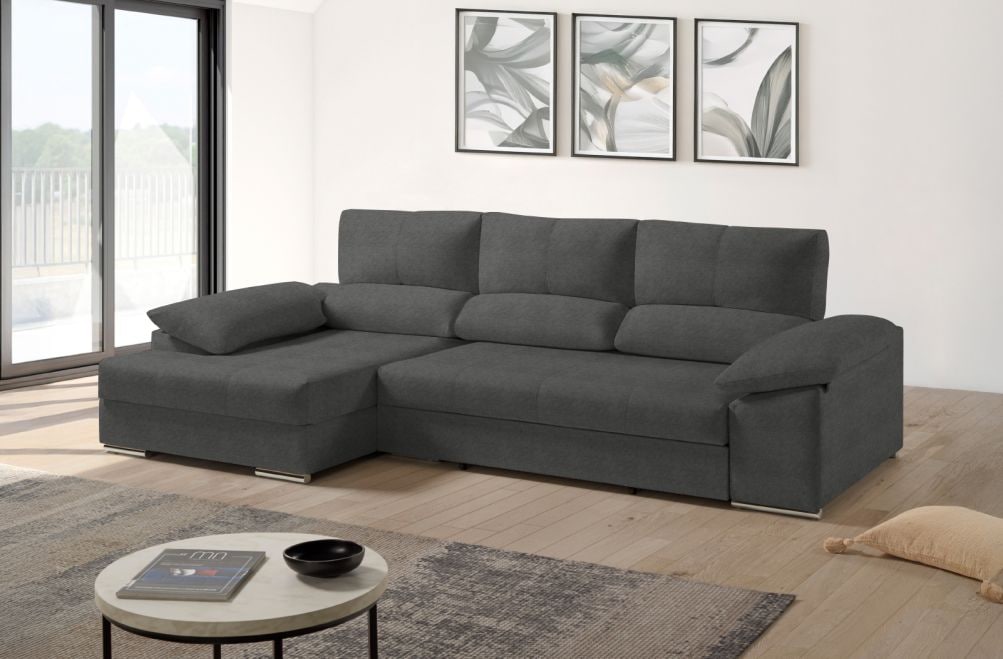 Sofá cama de tela Denis de HOME - principal