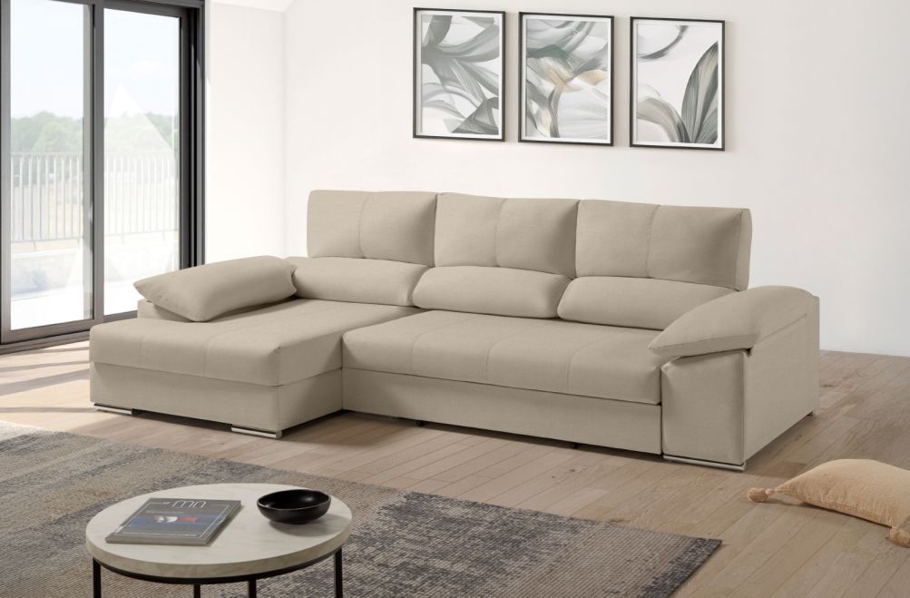 Sofá cama de tela Denis de HOME - principal