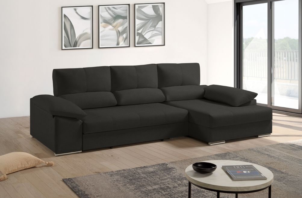 Sofá cama de tela Denis de HOME - principal