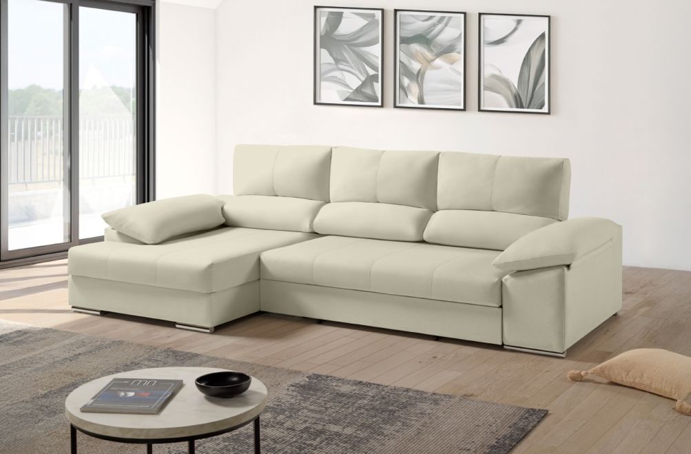 Sofá cama de tela Denis de HOME - principal