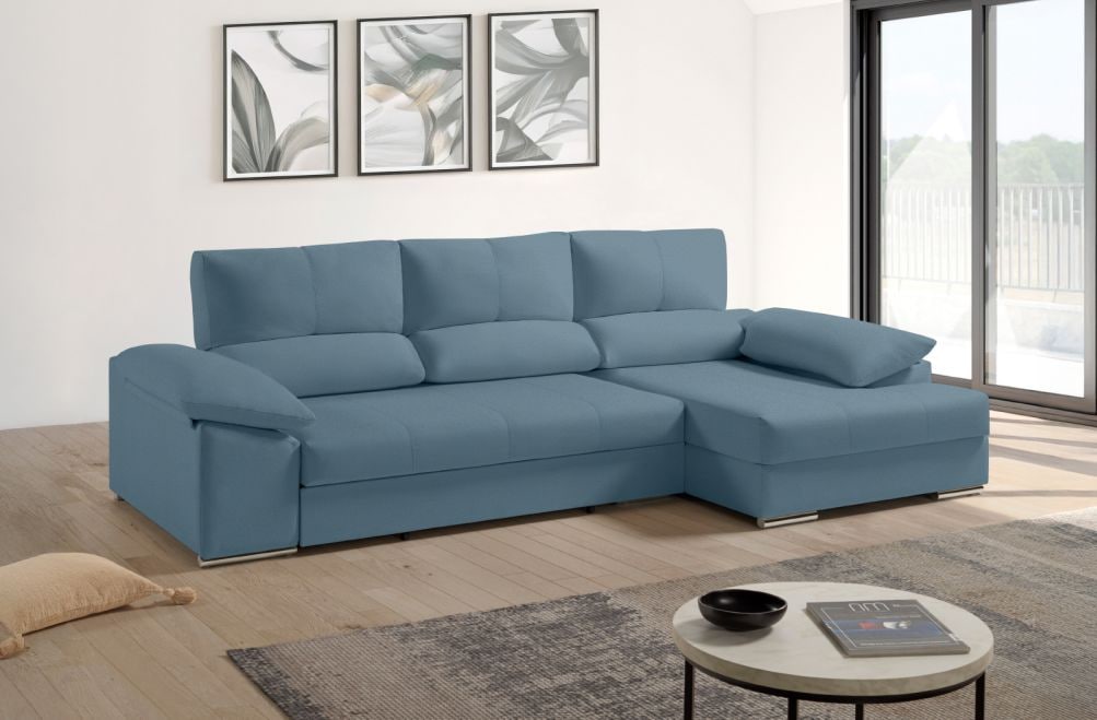 Sofá cama de tela Denis de HOME - principal