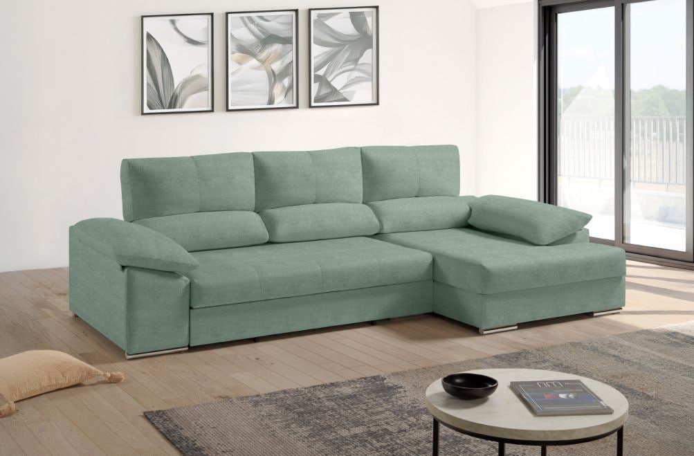 Sofá cama de tela Denis de HOME - principal