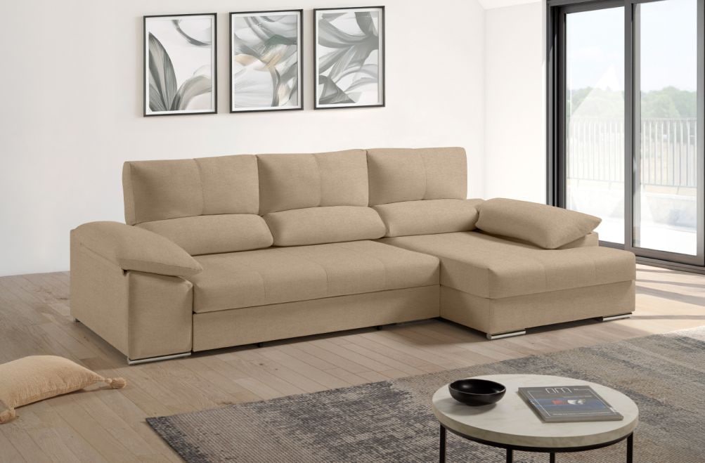 Sofá cama de tela Denis de HOME - principal